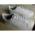 Chaussures de marque à la marque Chaussures OEM custome China Wholesale White Canvas Shoes